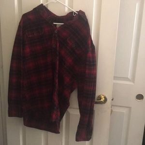 Blue & Red Heavy Flannel Button Ups!